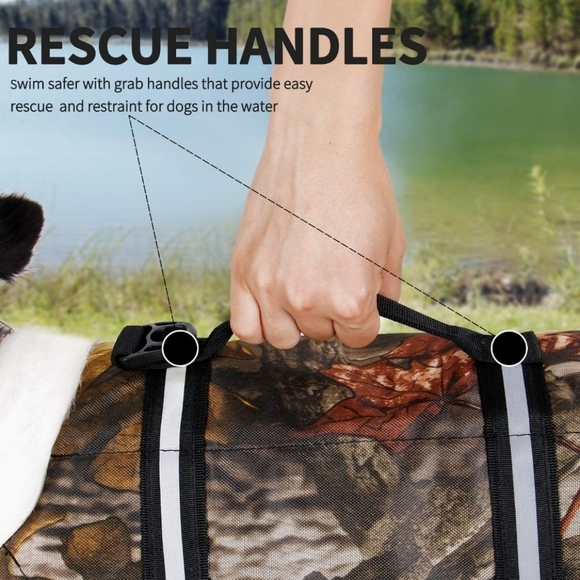 YoYoung Camouflage Dog Life Vest with Adjustable Size XS - Picture 5 of 8